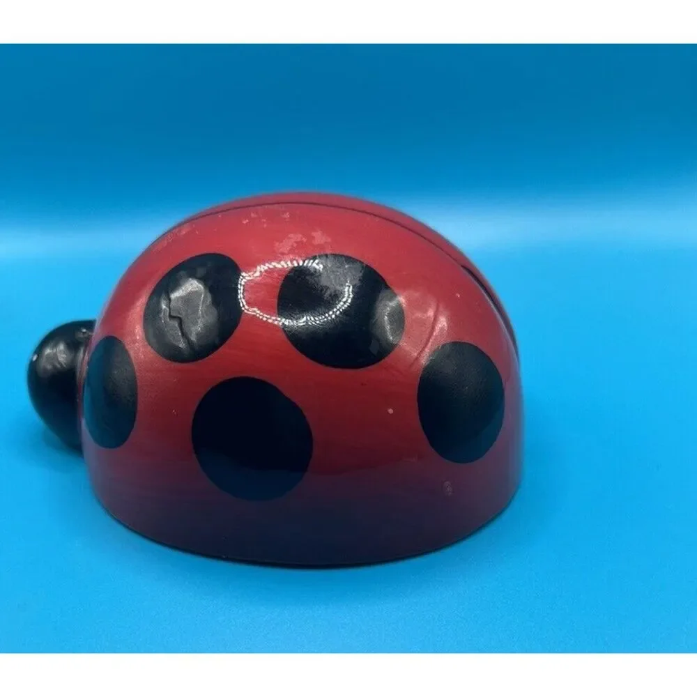 Ladybug Ring Dish Drink‎ A Box Ceramic Boston Warehouse Trading Company 2002